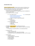 ECON 2000 Week 2 Notes
