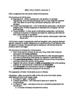 FSU - Kevin Dixon - BSC 2011 Week 2 Notes