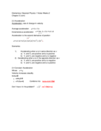 Physics Chapter 2 Complete Notes