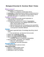 Bio Diversity- Week 1