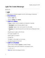 Lecture 3 & 4  Notes