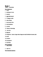 CRM: Unit 1 Study Guide