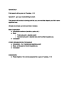 COMM 1000 Intro to Speech 1-11-18