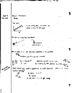 Physics 211 - Hudson - Week 3 Class Notes and MP Problems