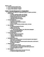 Principles of Management Week 1 Notes