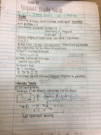 Chemistry 260; Exam 1 Study Guide