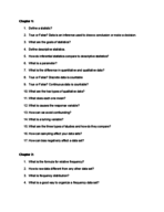 Chapter 1-3 Study Guide (updated) 