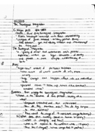Week 1 SOCI 2010 In class and Reading Notes 