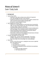 Hist 123 | Exam 1 Study Guide