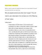 DTC 358: Food and Culture Week 2 Notes