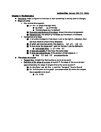 Lecture 1 - Class Notes