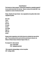 CHEM 1013 Week 1 Notes