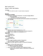 Bio 111 week 3 Dr. Sean Humphrey Purdue