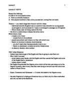 HIST 2111 Week 4 Notes