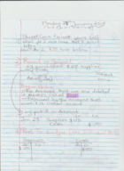 ACCT 225 Notes from Monday 29th of January  to Friday 2 February 