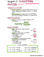 Chem Notes: Week 2: Chapter 1 and 2