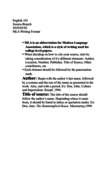 English 101, Week 1 Notes