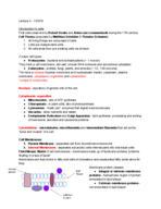 Bio 20A Week 3 Notes
