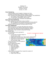 Geology 103- Week 3 Tuesday & Thursday