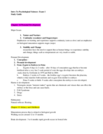 Exam 1 Study Guide