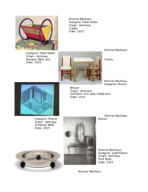 Weimar Bauhaus to Dassau Bauhaus Notes