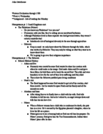 Western Civilization Week 4 Notes pt. 2