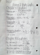 CHEM 1220 Exam 1 Study Guide: Chapters 14, 15, and 16