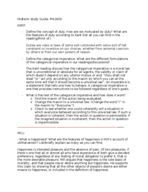 Study Guide week 1-3