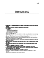 Study Guide #1
