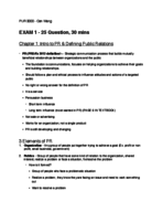 Public Relations Exam 1 -  Study Guide 