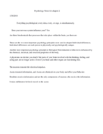 psychology notes for exam 2