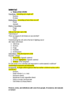 Biology 111 Notes