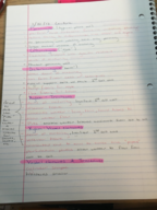 Bio 240W Week 3 Class Notes