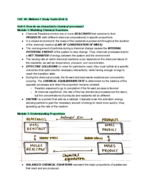CHE 3B: Midterm 1 Study Guide