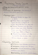 More in depth Study Guide for Psych