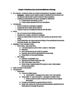 Bio 403 week 3 class notes