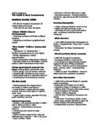 Unit 1 Lecture 1 The South & West Transformed