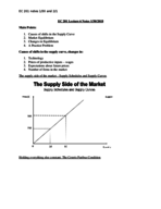 Microeconomics week 4 Notes Lectures 6 and 7