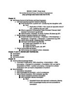 Unit 1 Exam Study Guide