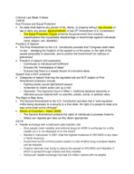 Criminal Law Week 3 Notes