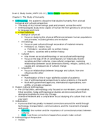 Exam 1 Study Guide 