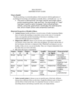 Health Psych Midterm Guide 