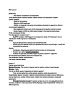 Bio 102, weeks 1,2,and 3