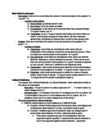 PHI 105 - Week 5 Notes