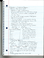 Organic Chemistry II, Week 9 Notes