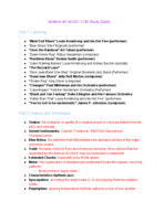 Study Guide Midterm 1