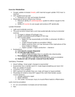 Exercise Metabolism