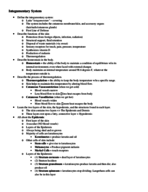 BIOL 129 Lecture Exam 1 Study Guide