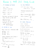 MAT 272 - WEEK 5 NOTES