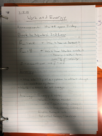 PHYS 1600, Engineering Physics I Week 5 Notes